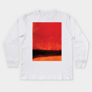 mark rothko Art Print Poster Vaporwave Shirt Wallpape sunset Kids Long Sleeve T-Shirt